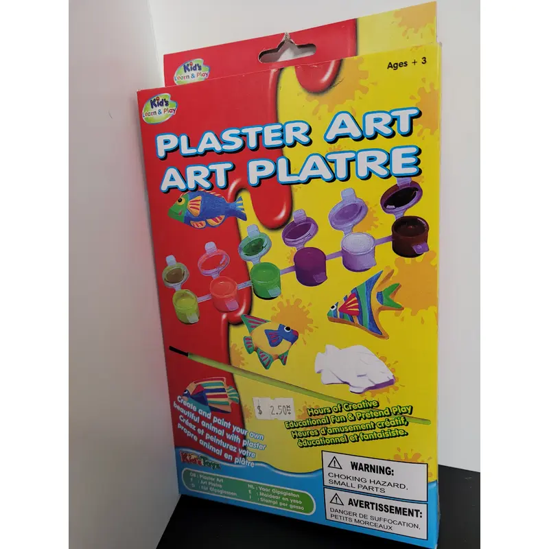 Kids Learn & Play Plaster Art Kit
