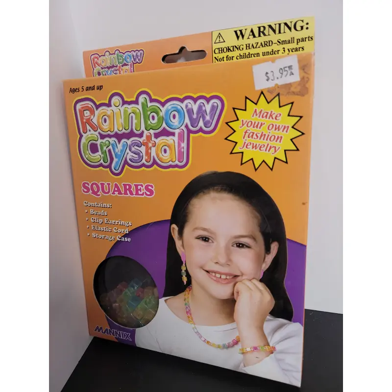 Rainbow Crystal Squares Jewelry Kit