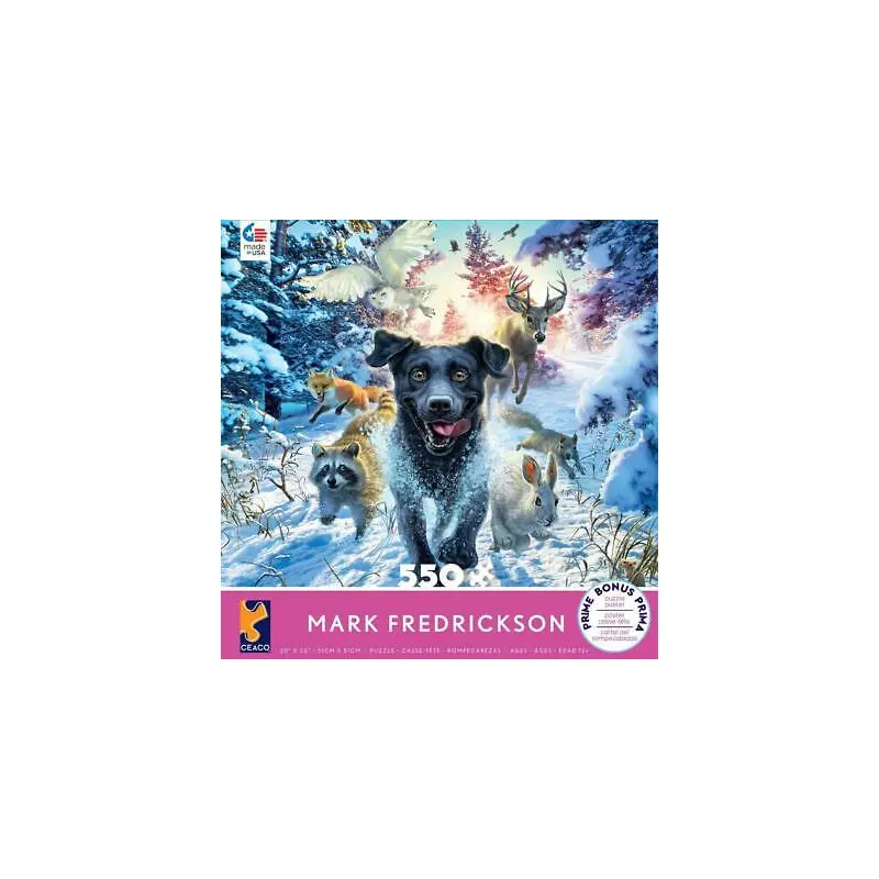 MARK FREDRICKSON - BLACK LAB - 550 PIECE PUZZLE