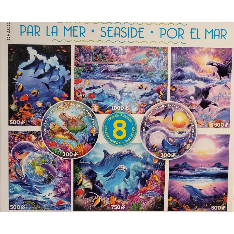 8 in 1 Puzzles Seaside 3723-03