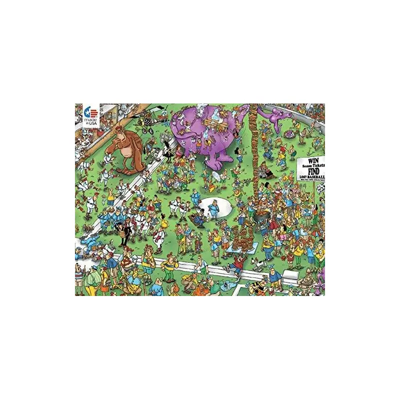 COMIC CROWDS - LOST BALL - 750 PIECE PUZZLE