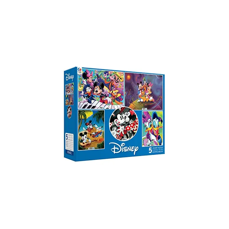 Disney 5 in 1 puzzles Mickey & friends