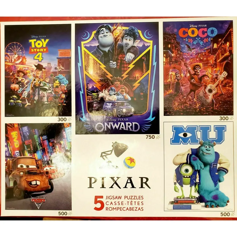 Disney 5 in 1 puzzles Pixar