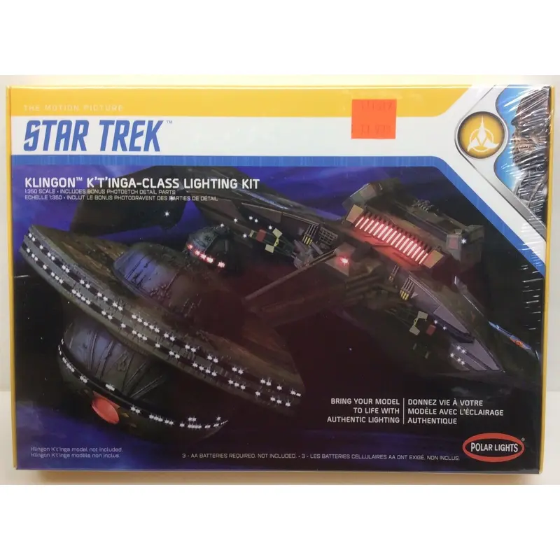 POLAR LIGHTS STAR TREK KLINGON K'T'INGA LIGHTING KIT 1:350 SCALE