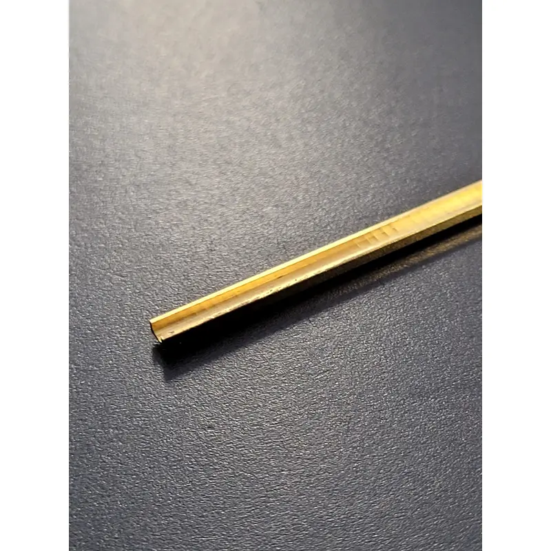 1/8"x1/16"x12 Brass C Channel
