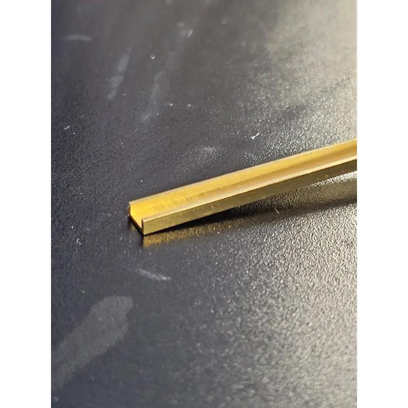 3/16x12 Brass C Channel