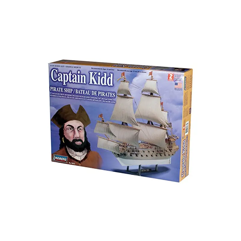 Lindberg 1/130 scale captain Kidd Pirate Ship