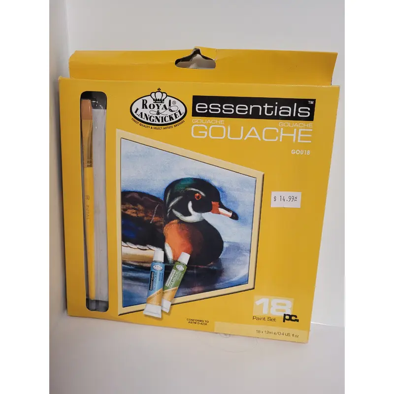 Gouache 18 Color Pack w/ Bonus Brushes GOU18