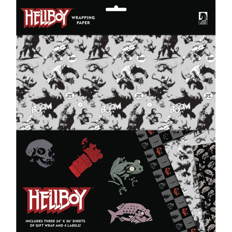 HELLBOY WRAPPING PAPER