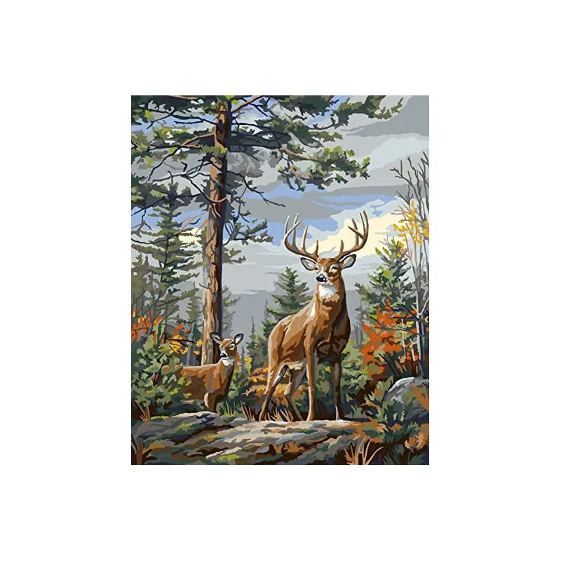 PAINT BY NUMBER - STANDING PROUD 20X16