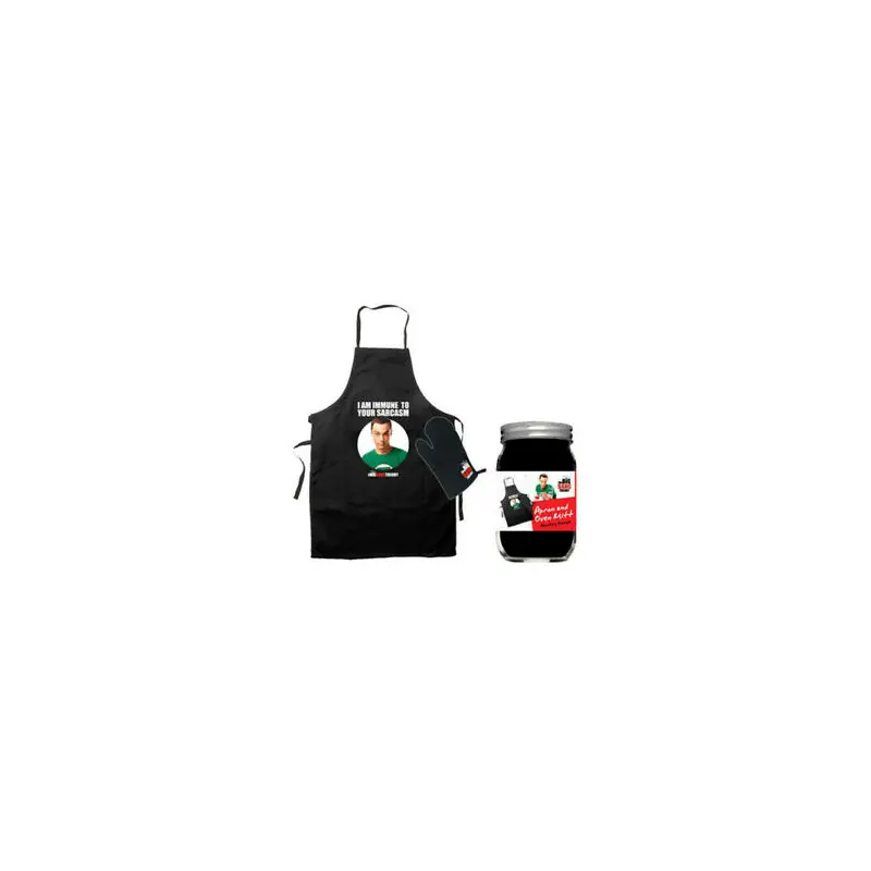 The Big Bang Theory Sheldon Apron & Oven Mitt Set