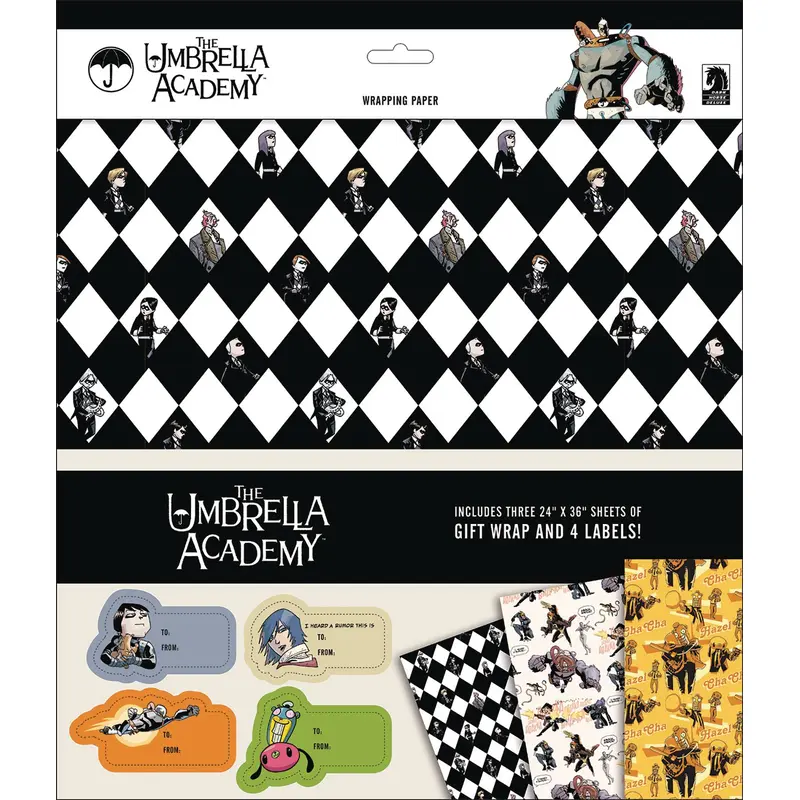UMBRELLA ACADEMY WRAPPING PAPER