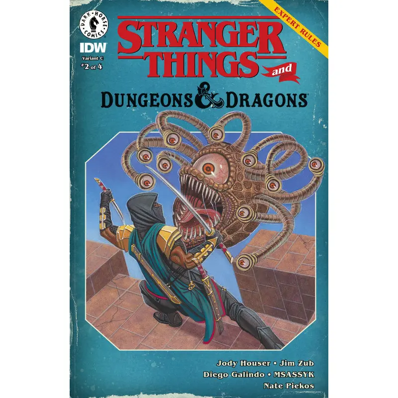 STRANGER THINGS AND DUNGEONS & DRAGONS #2 (DAVID MICHAEL BECK VARIANT COVER)