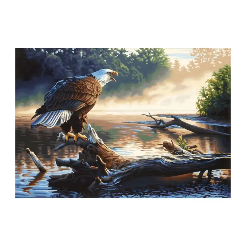 Eagle Hunter  Paint by Number Kit by PaintWorks Dimensions