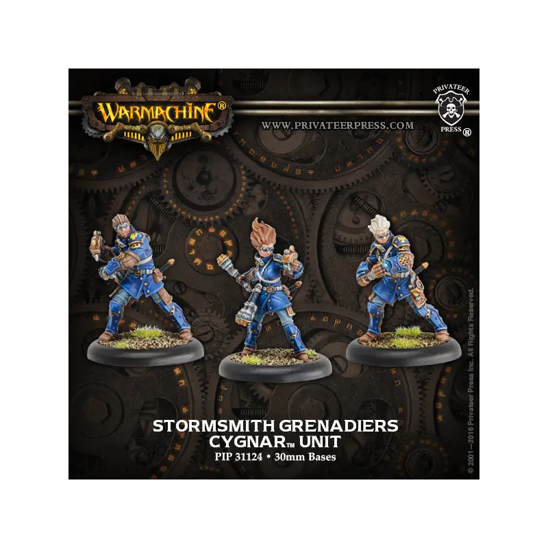 Warmachine: Cygnar: Stormsmith Grenadiers 31124