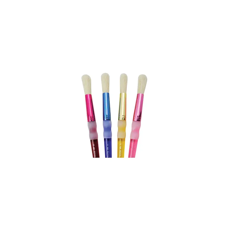 BK673 4pc Bristle Chubby Round Brush Set