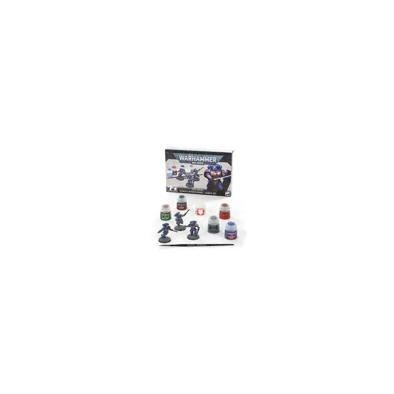 Space Marines: Assault Intercessors + Paints Set