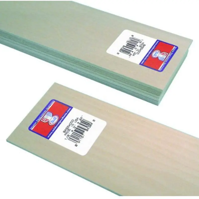 1/8 x 3 x 24 Basswood Sheet - 4304