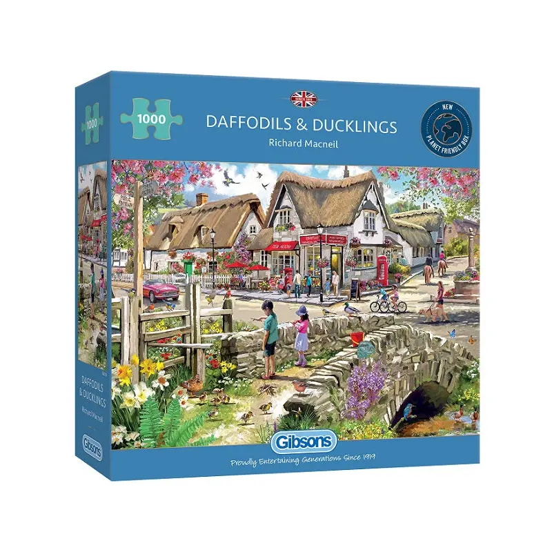Daffodils & Ducklings 1000pc Puzzle