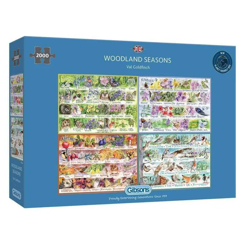 Woodland Seasons 2000pc Puzzle