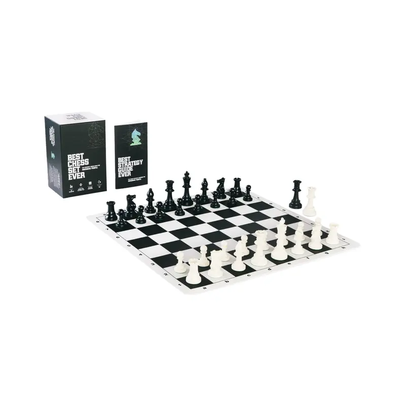 Best Chess Set Ever Green & Black Reversible