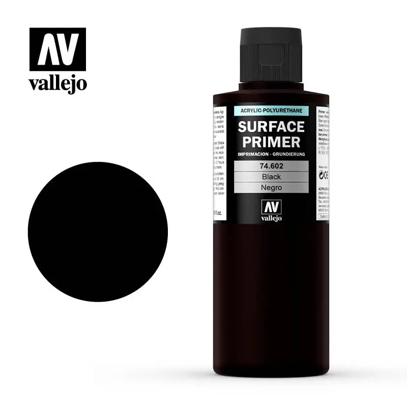 Vallejo Surface Primer: 70.602 Black