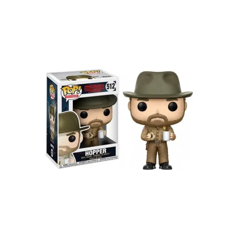 Funko Stranger Things POP! TV Hopper with Donut Vinyl Figure #512