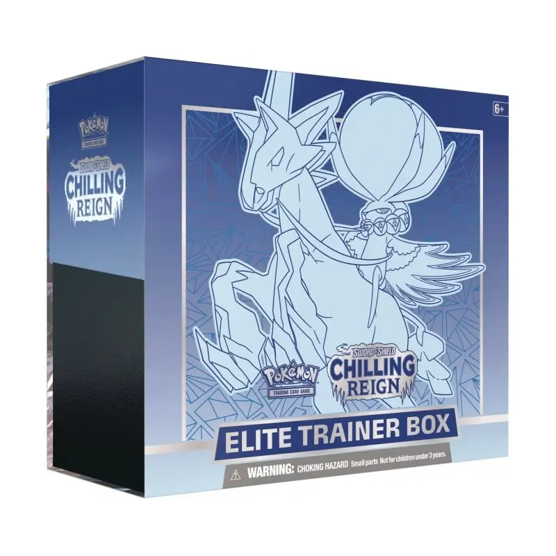 Pokemon: Sword & ShieldChilling Reign Elite Trainer Box (Ice Rider Calyrex)
