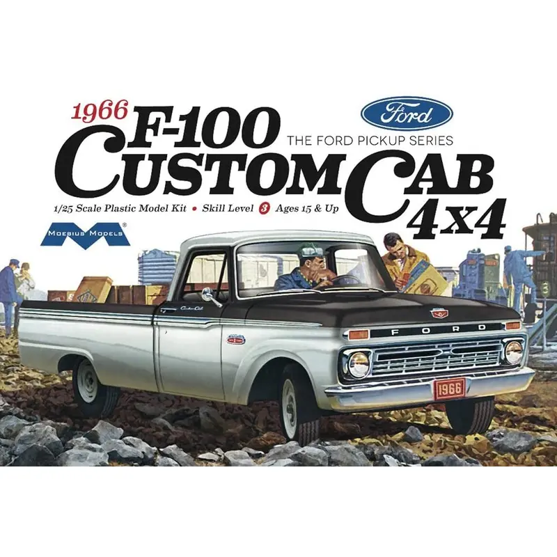 1/25 1966 Ford F100 Custom Cab 4x4