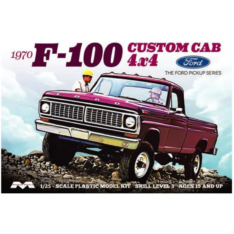 1/25 1970 Ford F100 Custom Cab 4x4