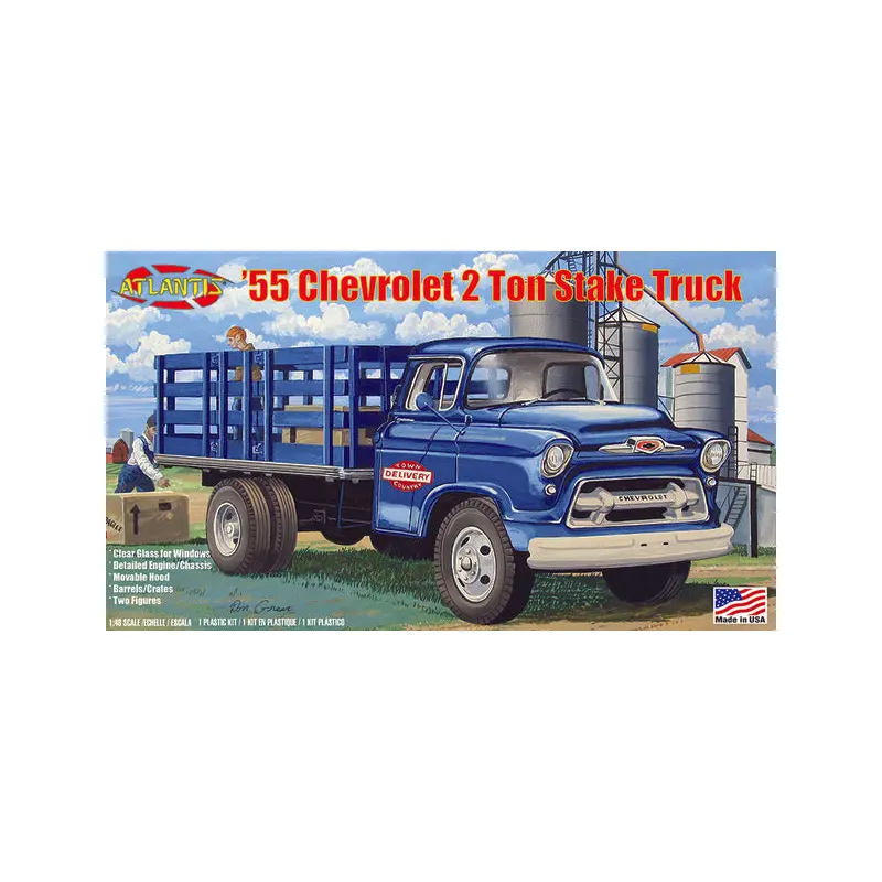1955 Chevrolet 2 ton Stake Truck 1/48 Plastic Model Kit