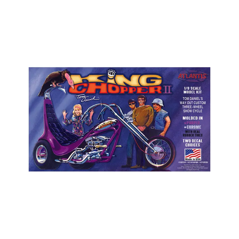 Tom Daniel King Chopper II 1/8 Plastic Model Trike kit
