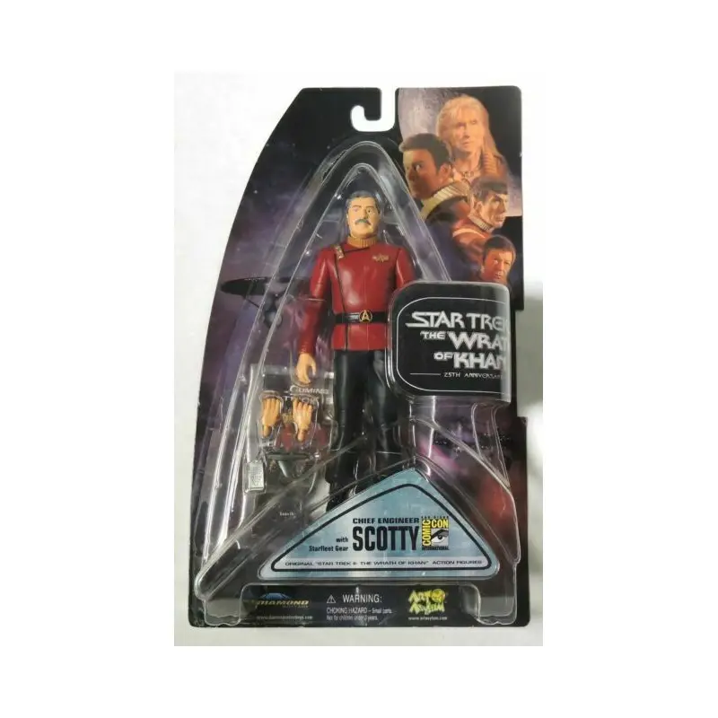 Star Trek Action Figures: Wrath of Khan Chief Engineer Scotty