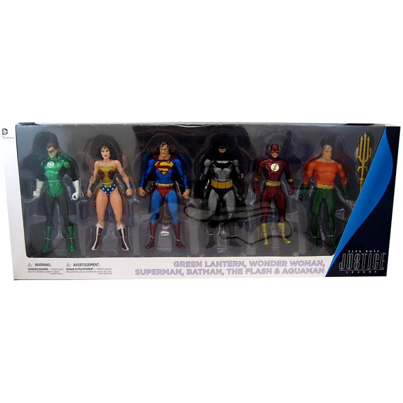 DC Collectibles Alex Ross Justice League Action Figure 6-Pack