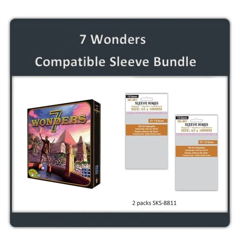 Sleeve Kings Sleeve Bundle - 7 Wonders