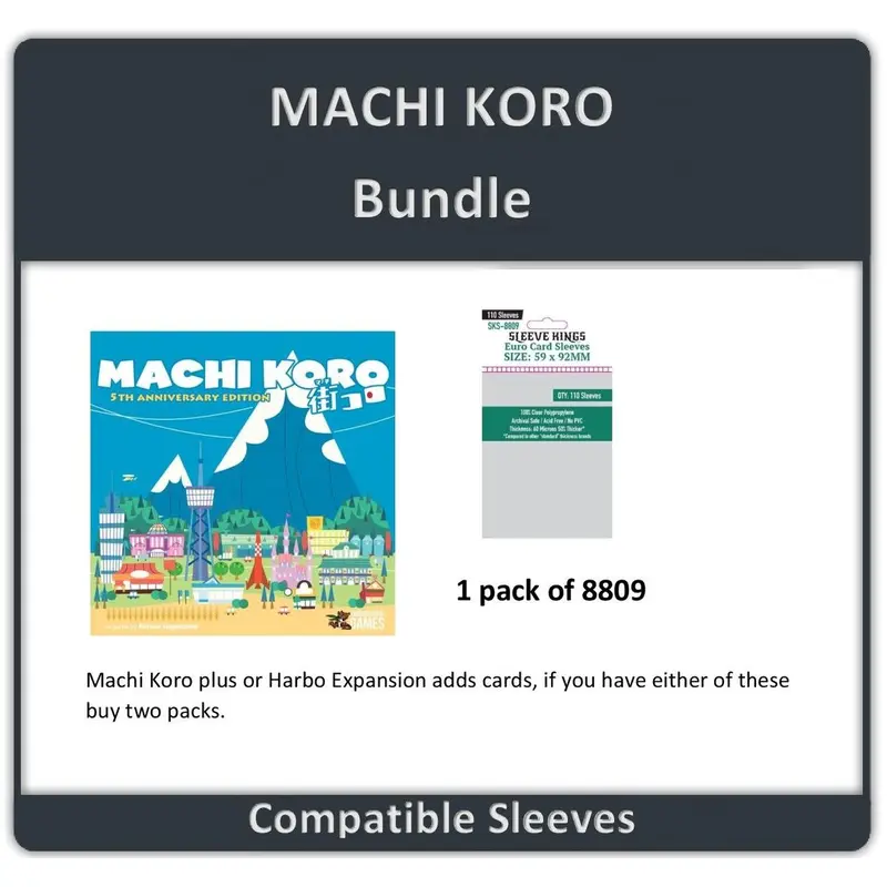 Sleeve Kings Sleeve Bundle - Machi Koro