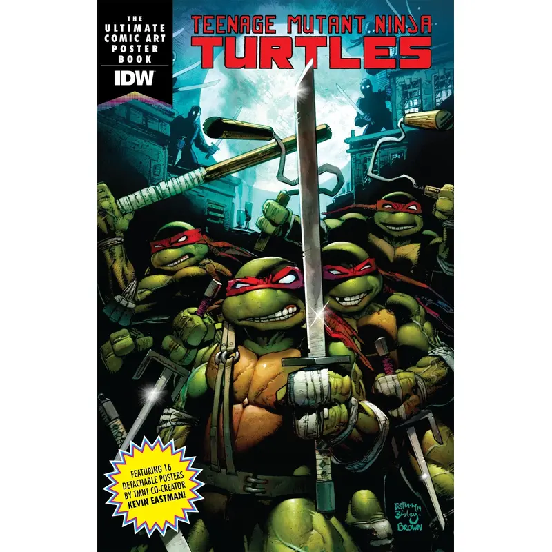 Teenage Mutant Ninja Turtles: The Ultimate Comic Art Poster Book Paperback - Illustrated