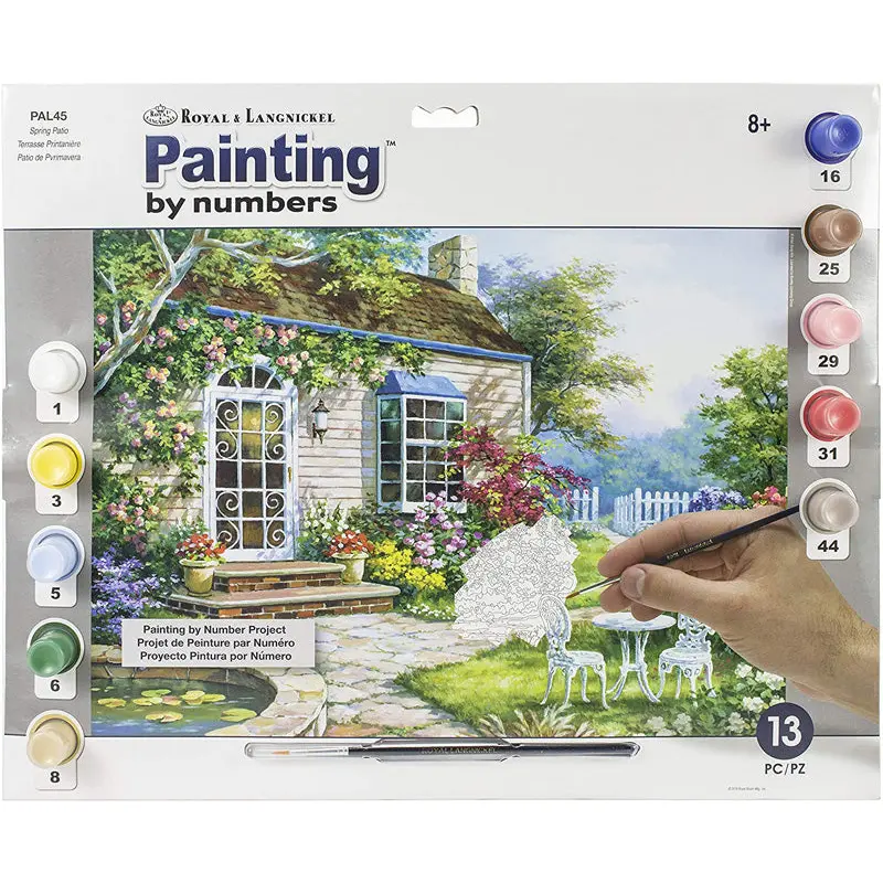 PAINT BY NUMBERS - SPRING PATIO