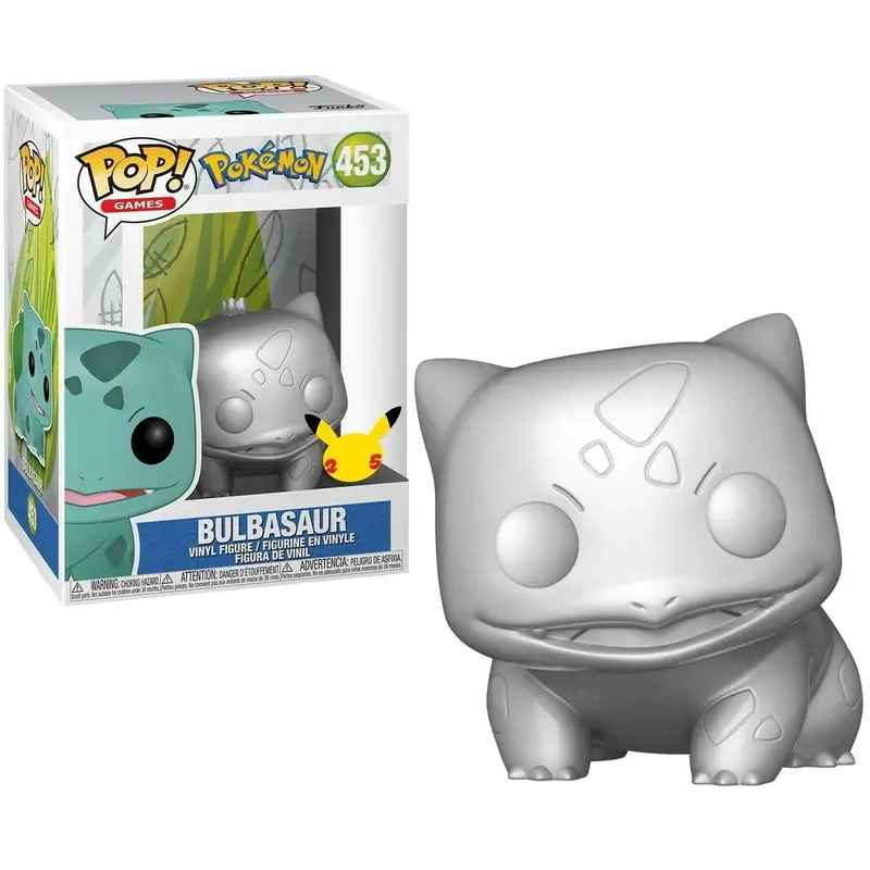 Funko Pop! Games Pokemon Bulbasaur Metallic Figure #453