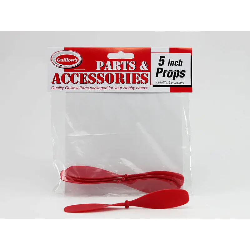 5" Red Plastic Propellers
