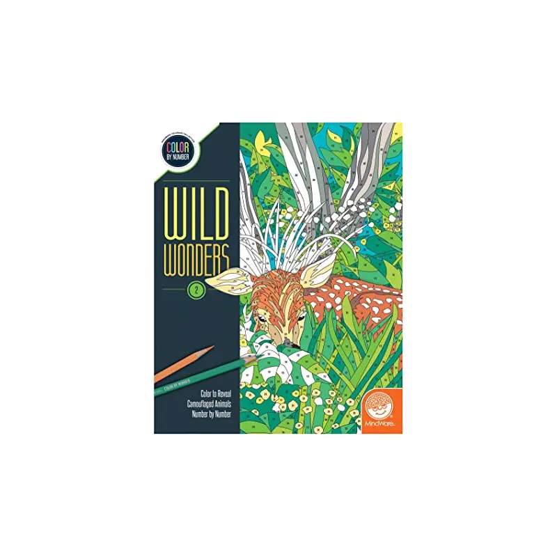 Wild Wonders Color by Number: Book 2
