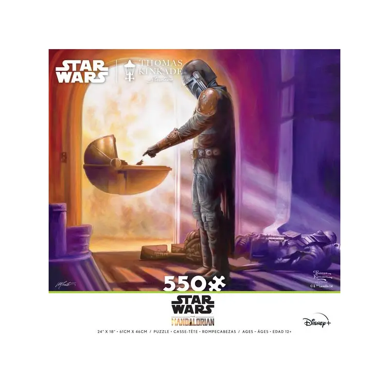 THOMAS KINKADE STUDIOS - STAR WARS MANDALORIAN - TURNING POINT - 550 PIECE PUZZLE
