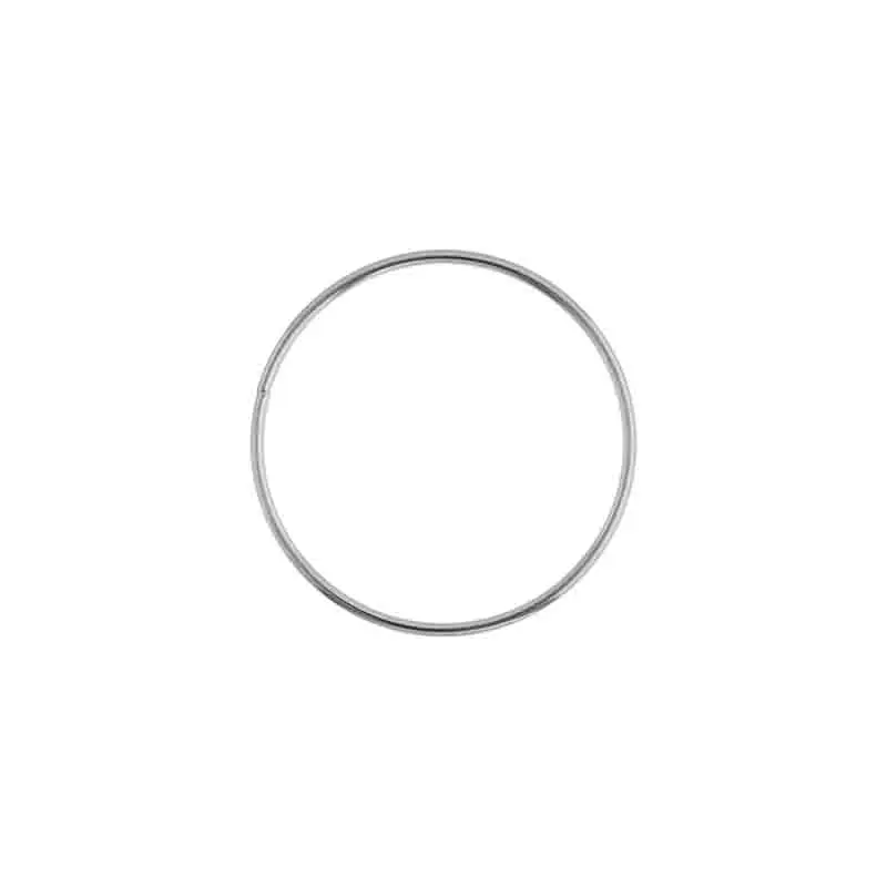 Metal Ring 2in (51mm) Silver 100pcs L/F