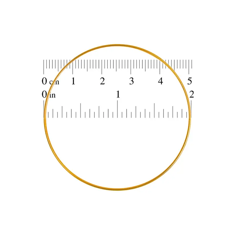 Metal Rings 2in (51mm) Brass