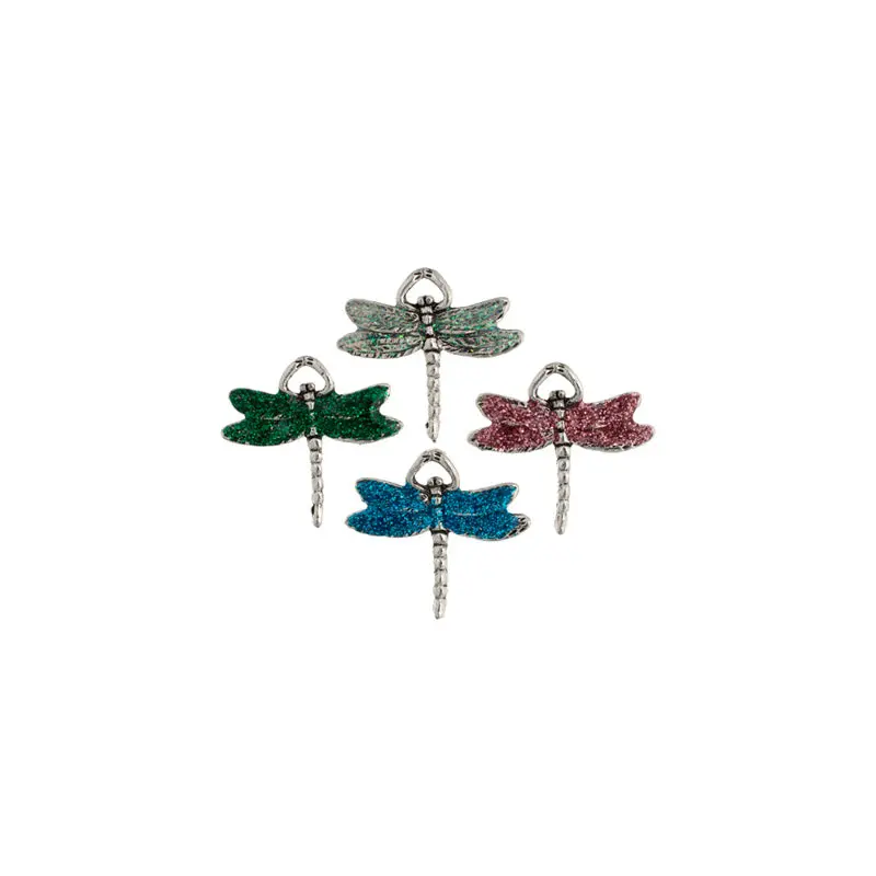 PENDANT-LARGE DRAGONFLY ASSTD. COLORS LEAD FREE