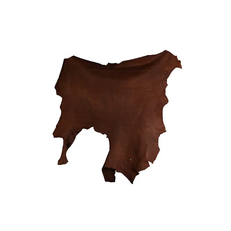 Calf (Cow) Nappa Leather Hide 2-3oz #2 Cognac Aprx. 6.46 to 21.53 sqft. (Avg. 11.36 sqft.)