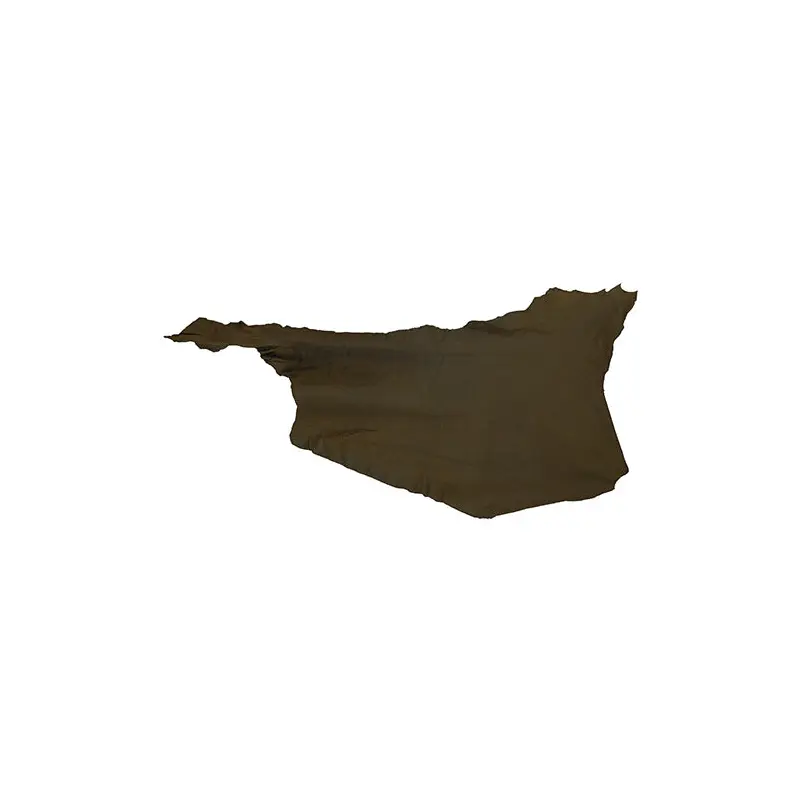 Calf (Cow) Nappa Leather Hide 2-3oz #2 Olive Brown Aprx. 6.46 to 21.53 sqft. (Approx. 12,59 sqft.)