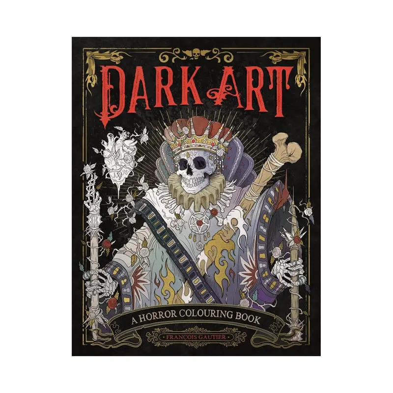 Dark Art: A Horror Colouring Book for Adults