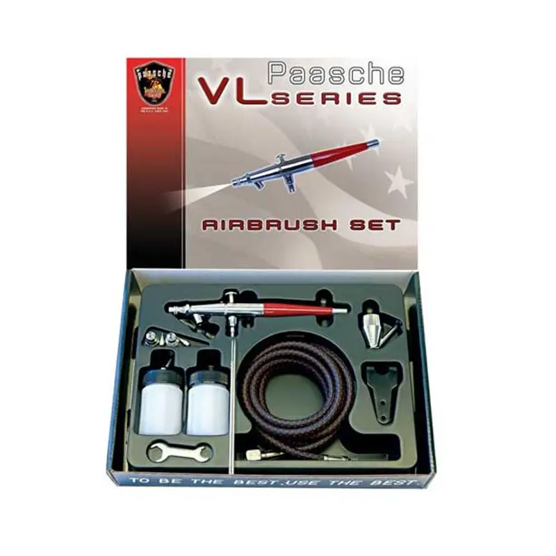 Paasche Airbrush Paasche VLS-Set Double Action Siphon Feed Airbrush Set