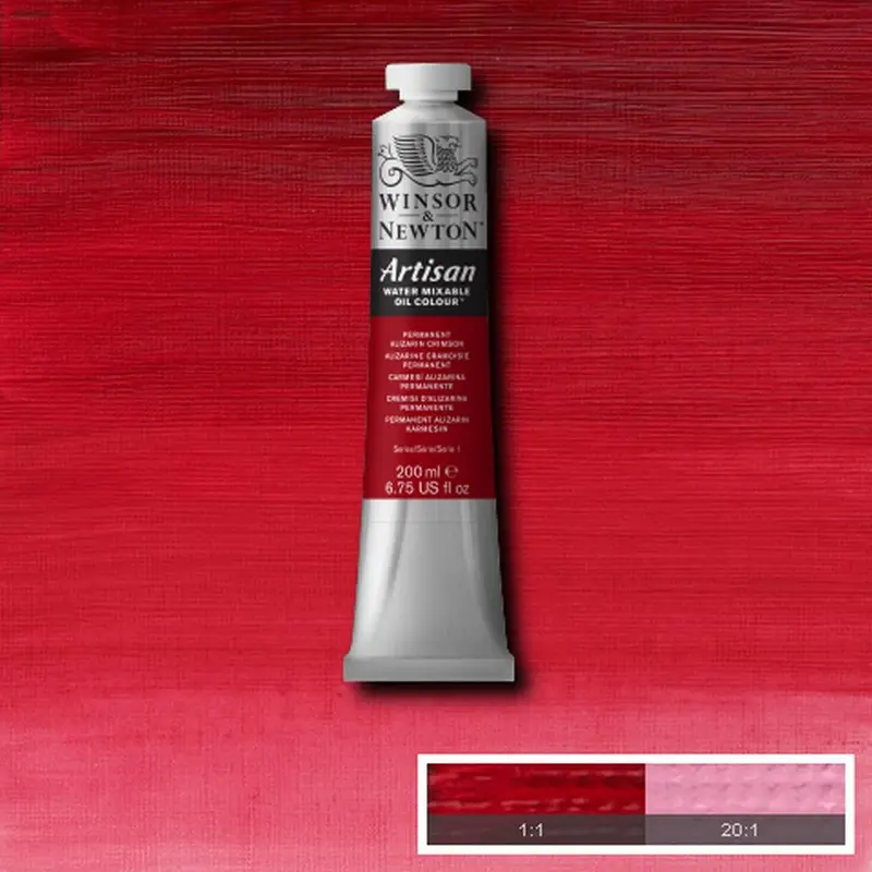 Artisan Water Mixable Oil Colour 200ml Tube, Permanent Alizarin Crimson